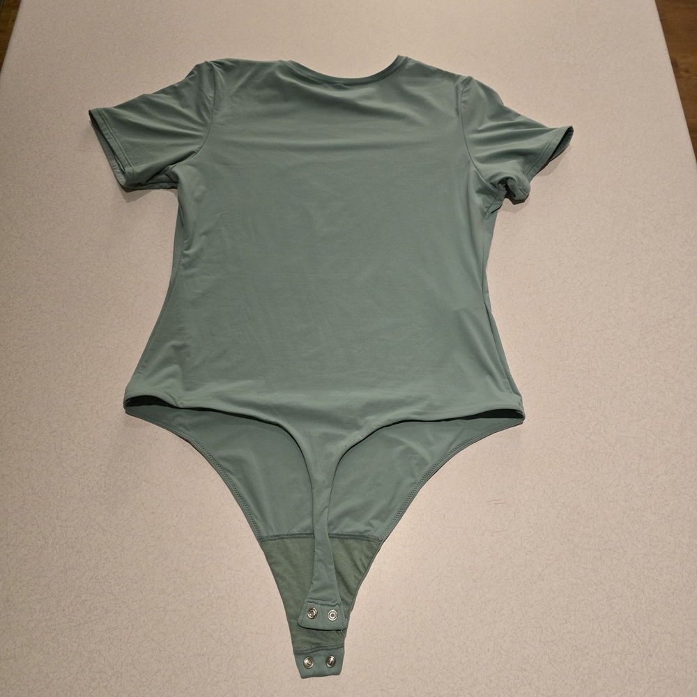 Auden Women's Bodysuit in Soft Green - Picture 2 of 3